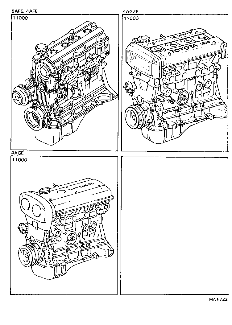  LVN CRE TRN MRN |  PARTIAL ENGINE ASSEMBLY
