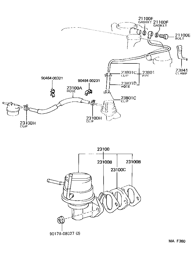  LITE TOWNACE V WG |  FUEL PUMP PIPE