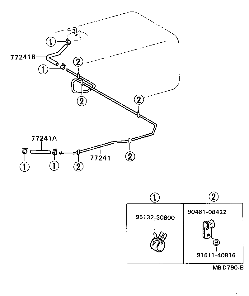  COASTER |  FUEL TANK TUBE