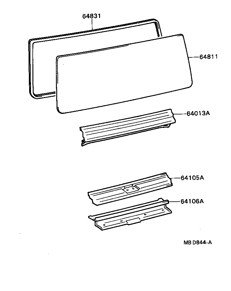  COASTER |  ROOF PANEL BACK PANEL