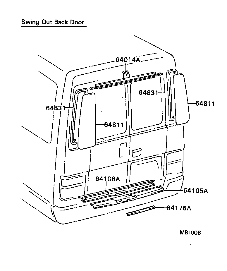  COASTER |  ROOF PANEL BACK PANEL