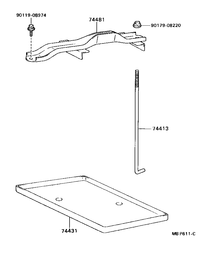  HILUX |  BATTERY CARRIER