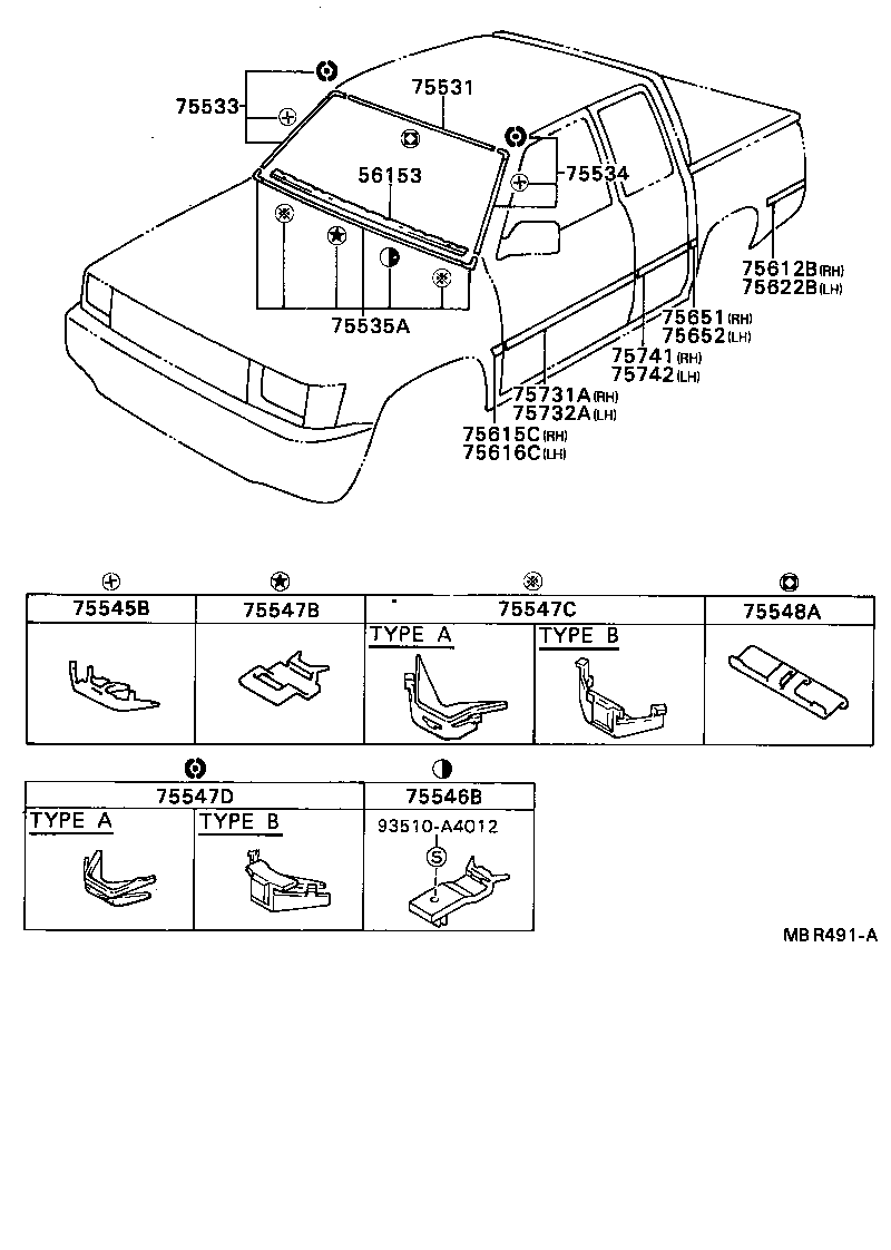  HILUX |  MOULDING