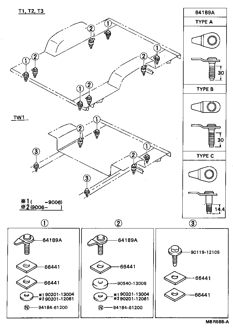  HILUX |  REAR BODY MOUNTING