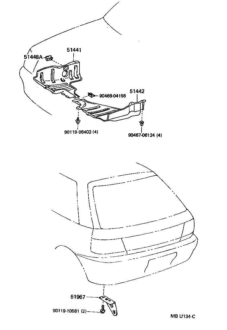  STARLET |  SUSPENSION CROSSMEMBER UNDER COVER