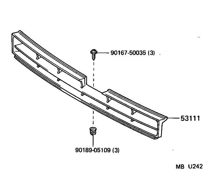  SERA |  RADIATOR GRILLE