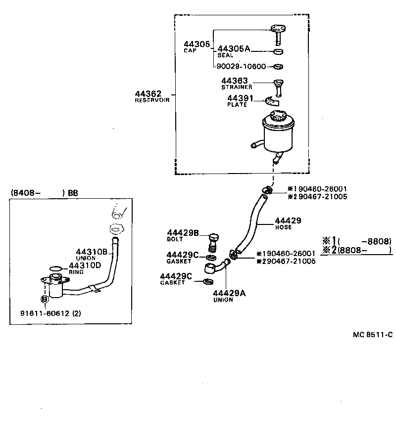  COASTER |  VANE PUMP RESERVOIR POWER STEERING