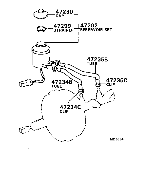  COASTER |  BRAKE MASTER CYLINDER