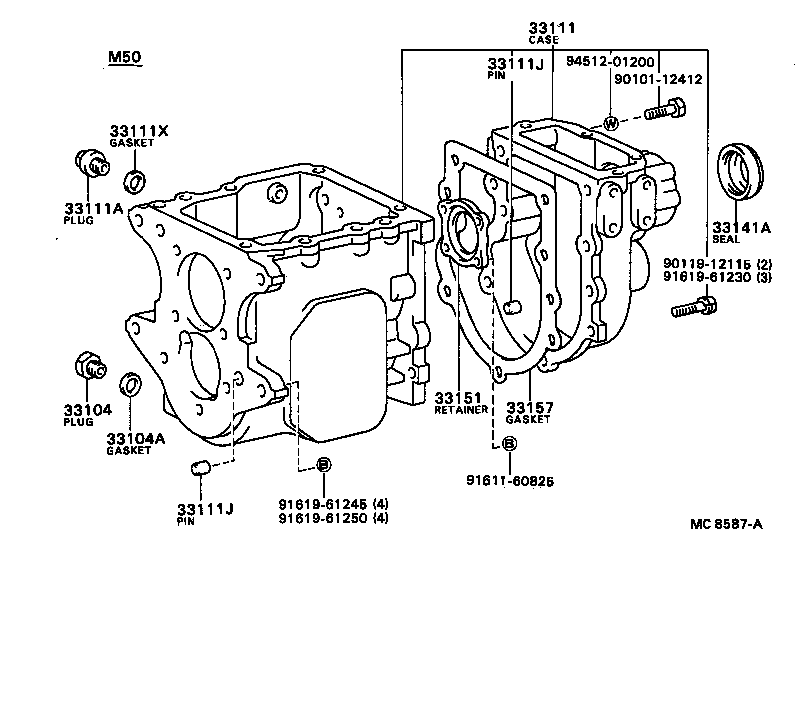  COASTER |  CLUTCH HOUSING TRANSMISSION CASE MTM