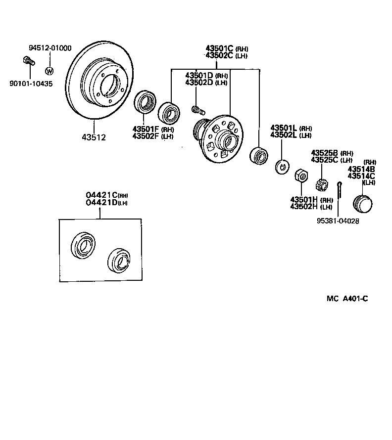  HILUX |  FRONT AXLE HUB