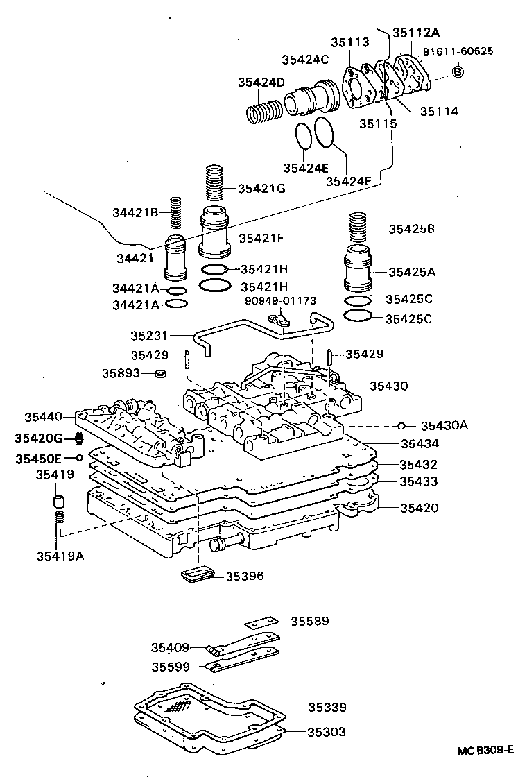  COASTER |  VALVE BODY OIL STRAINER ATM