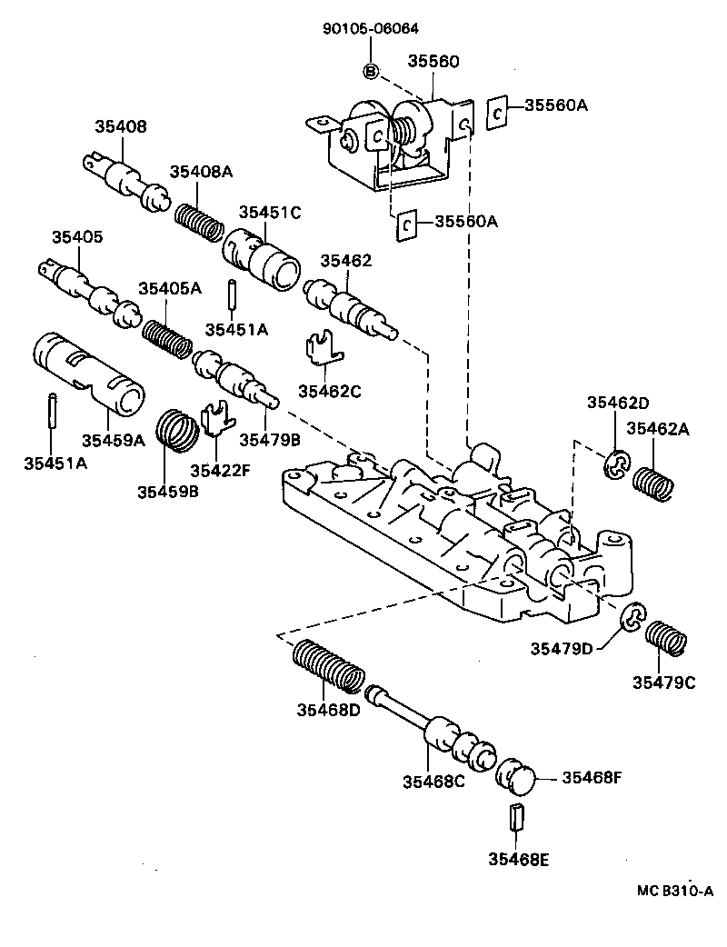  COASTER |  VALVE BODY OIL STRAINER ATM