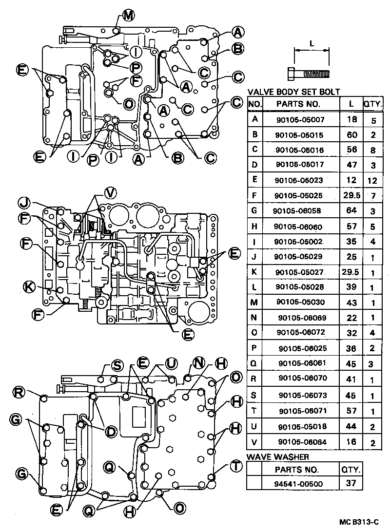  COASTER |  VALVE BODY OIL STRAINER ATM