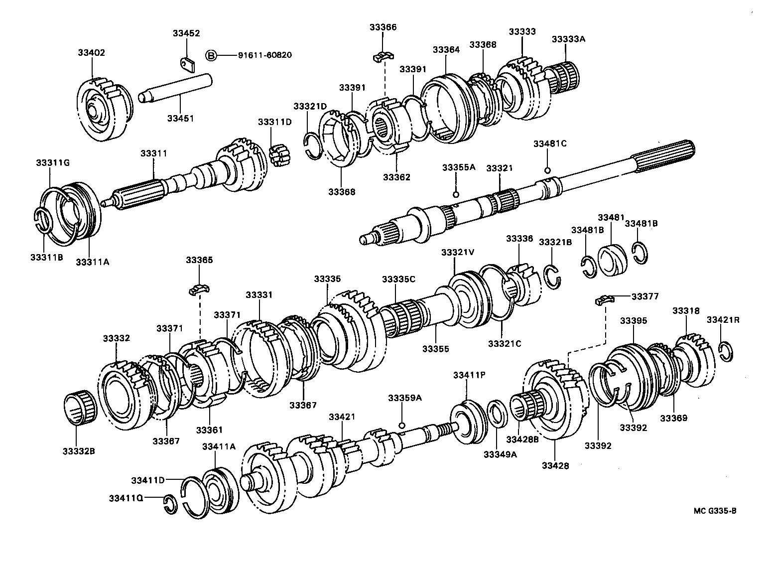  HILUX |  TRANSMISSION GEAR MTM