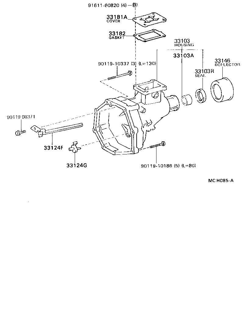  HILUX |  EXTENSION HOUSING MTM