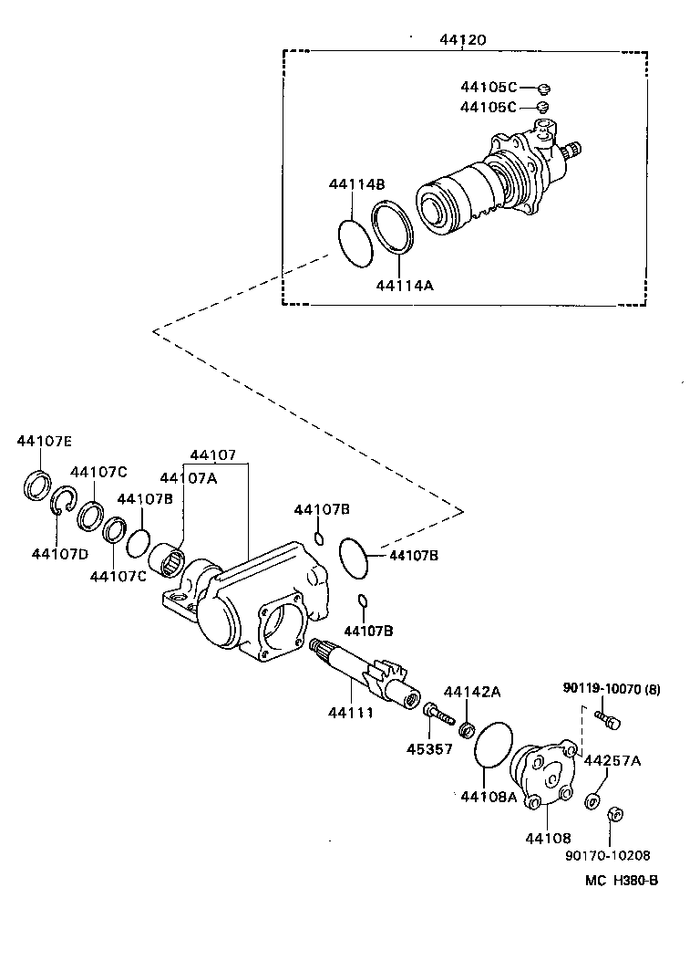  HILUX |  FRONT STEERING GEAR LINK