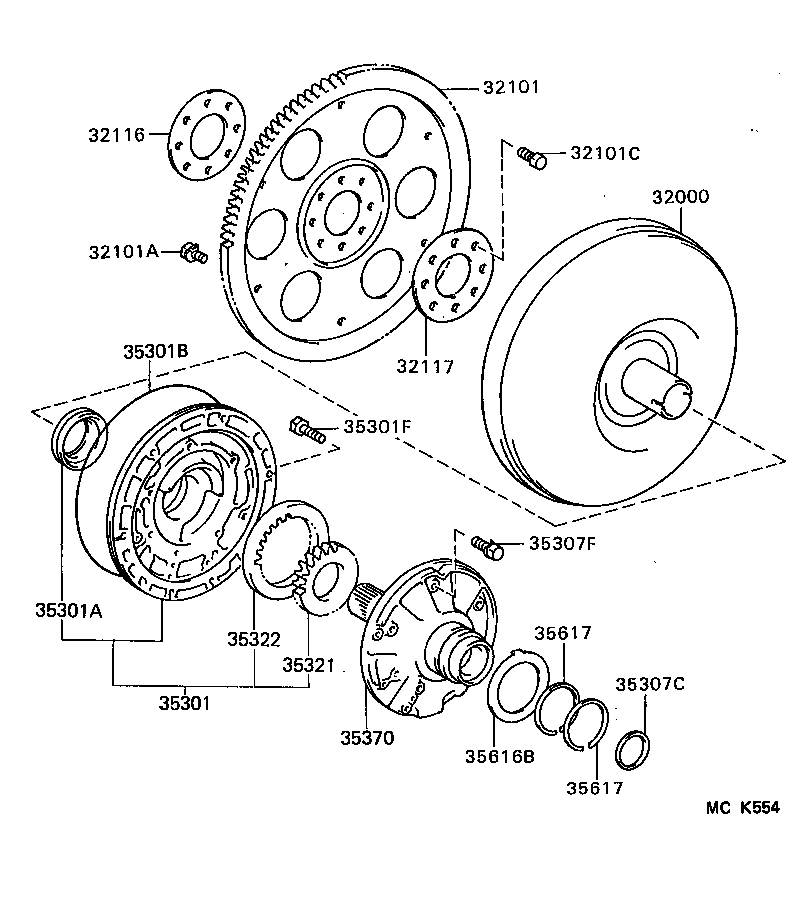  SERA |  TORQUE CONVERTER FRONT OIL PUMP CHAIN ATM