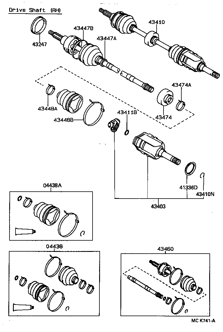  SERA |  FRONT DRIVE SHAFT