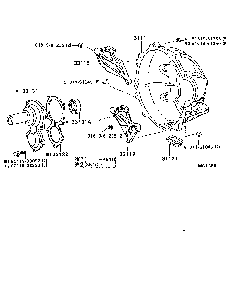  COASTER |  CLUTCH HOUSING TRANSMISSION CASE MTM