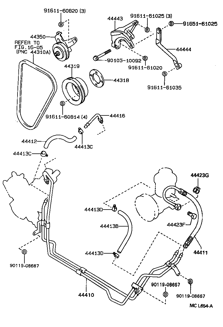  HILUX |  POWER STEERING TUBE