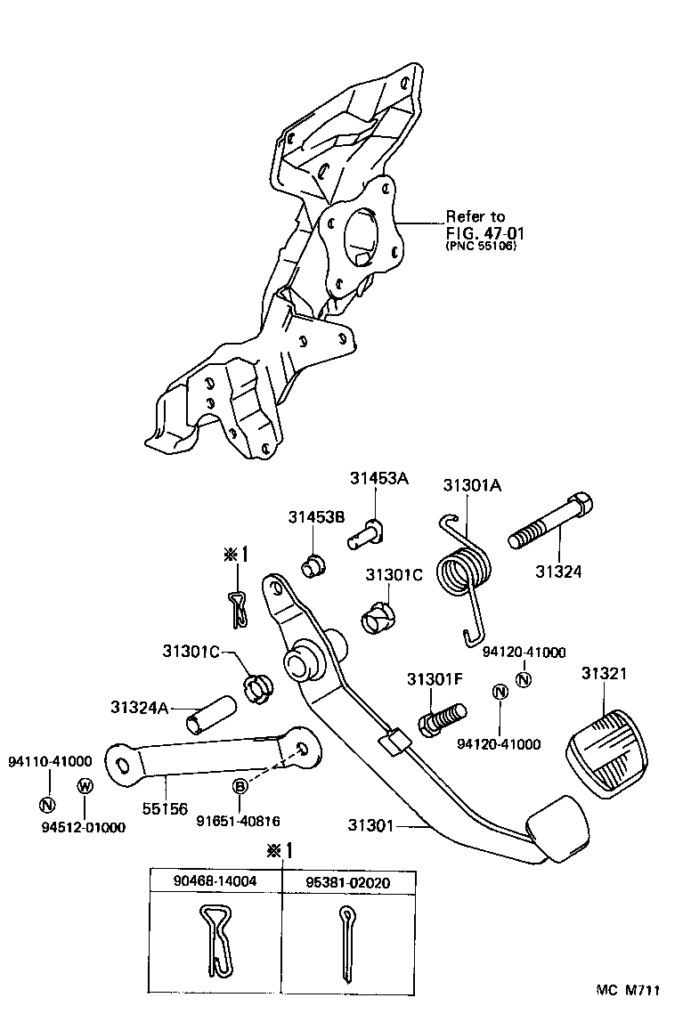  LITE TOWNACE V WG |  CLUTCH PEDAL FLEXIBLE HOSE