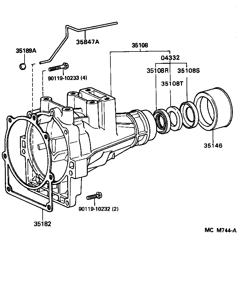  LITE TOWNACE V WG |  EXTENSION HOUSING ATM