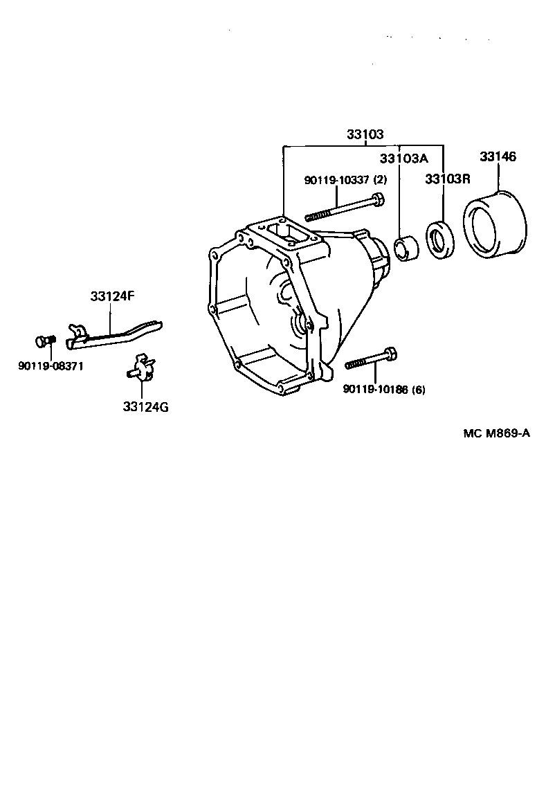  LITE TOWNACE V WG |  EXTENSION HOUSING MTM