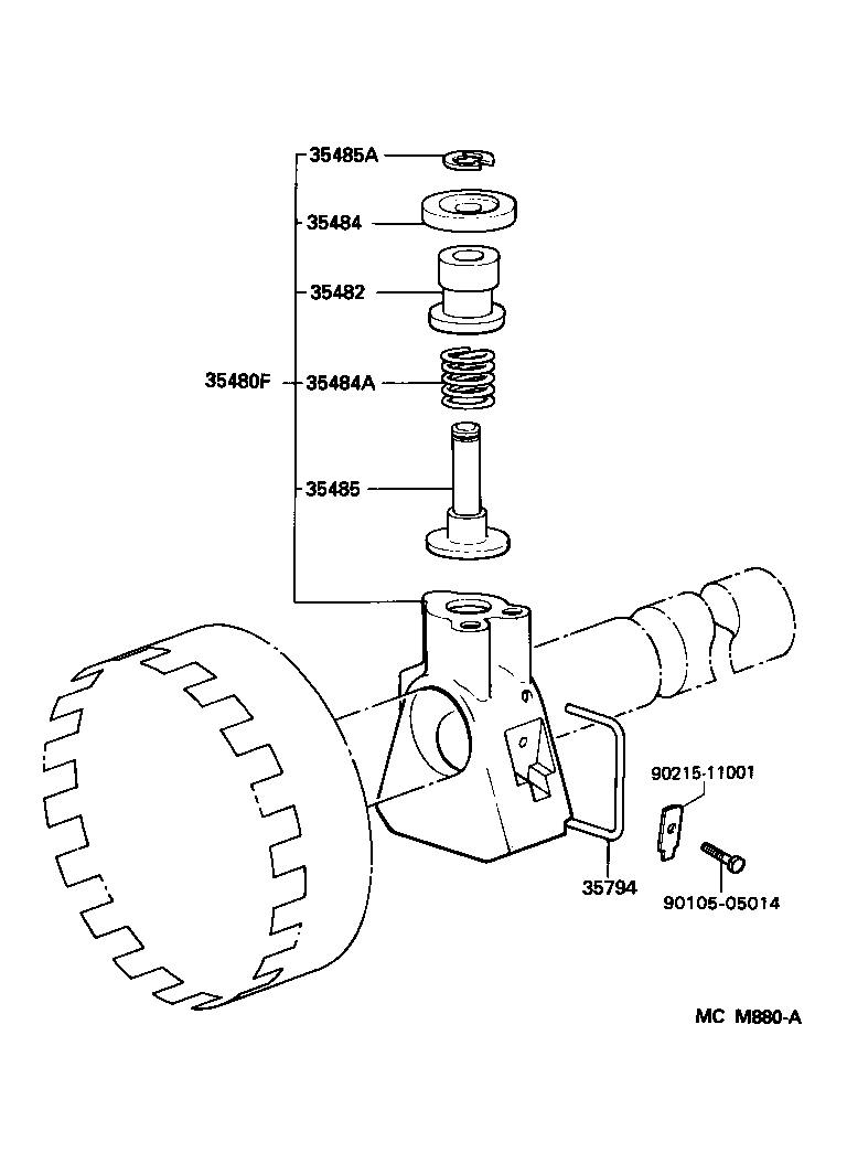  LITE TOWNACE V WG |  REAR OIL PUMP GOVERNOR ATM