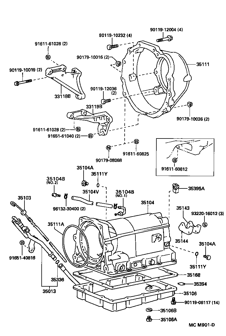  LITE TOWNACE V WG |  TRANSMISSION CASE OIL PAN ATM