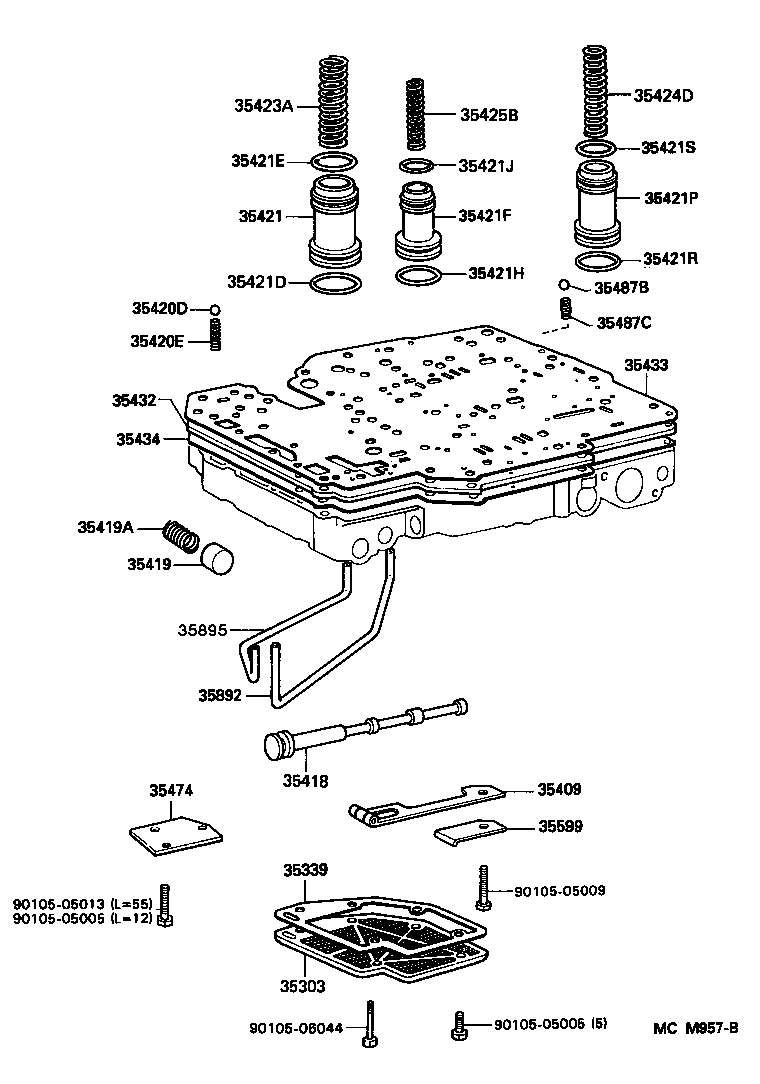  LITE TOWNACE V WG |  VALVE BODY OIL STRAINER ATM