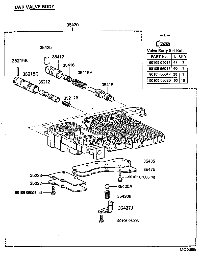  QUICK DELIVERY |  VALVE BODY OIL STRAINER ATM