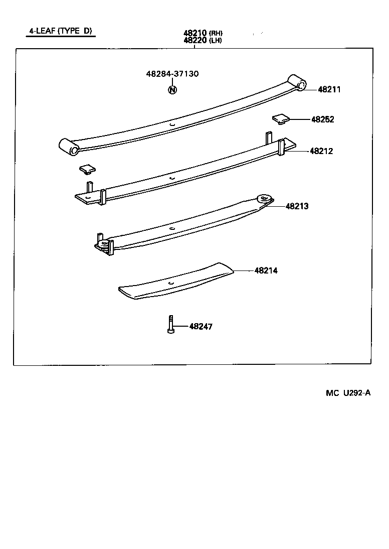  LITE TOWNACE TRUCK |  REAR SPRING SHOCK ABSORBER