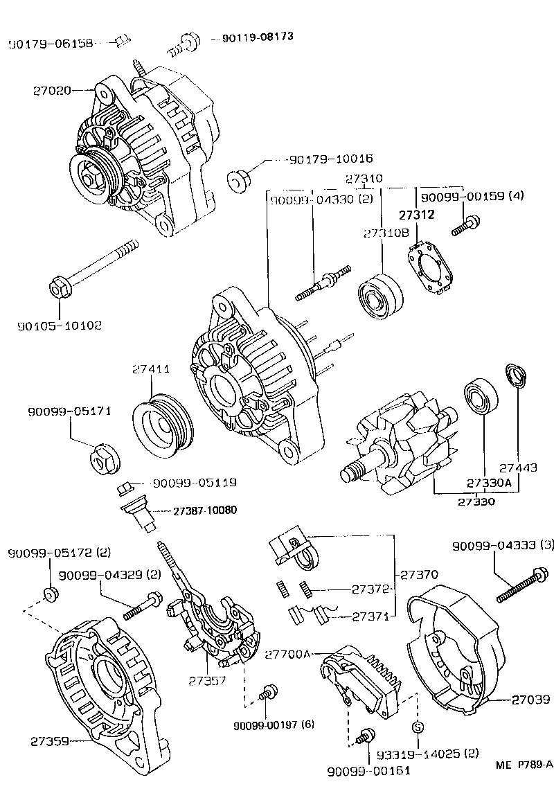  STARLET |  ALTERNATOR
