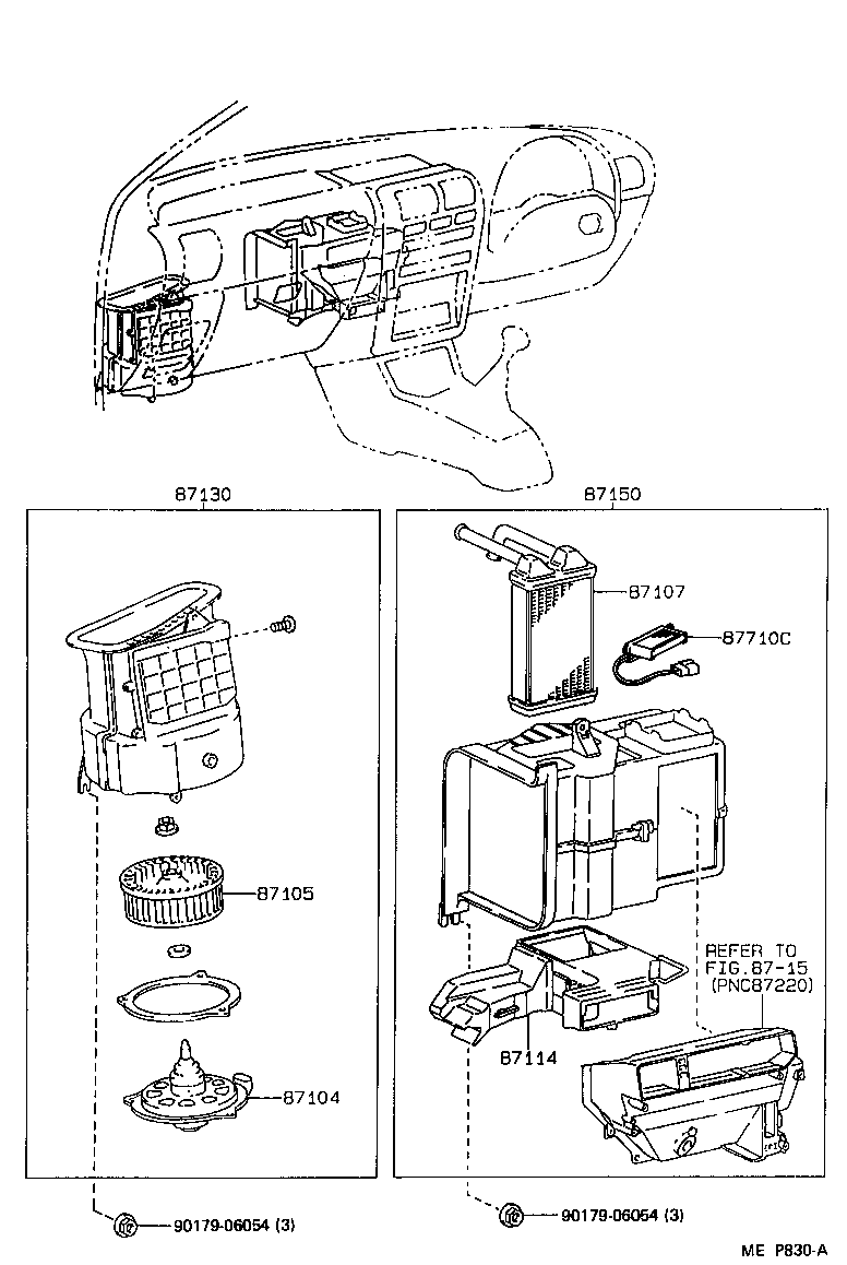  STARLET |  HEATING AIR CONDITIONING HEATER UNIT BLOWER