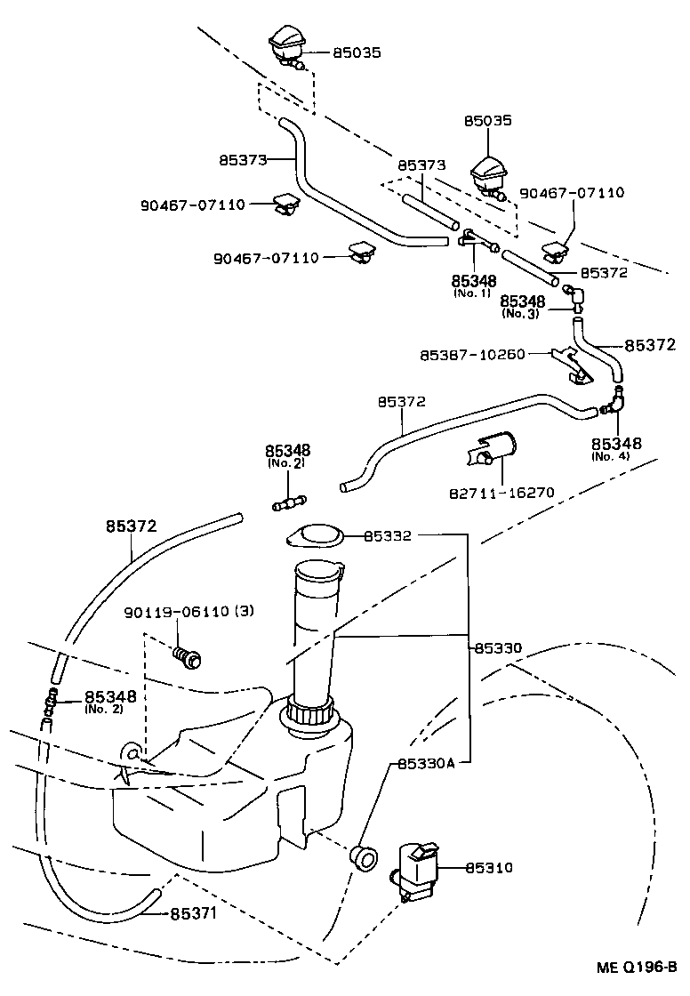  SERA |  WINDSHIELD WASHER