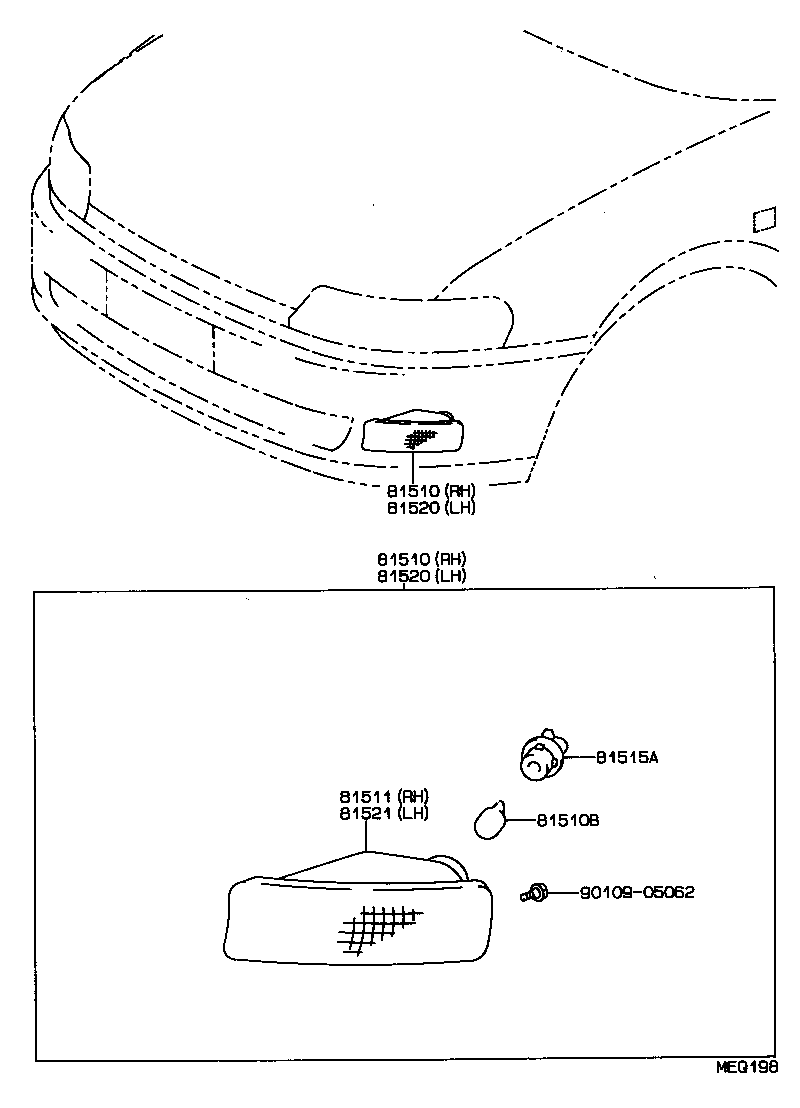  SERA |  FRONT TURN SIGNAL LAMP