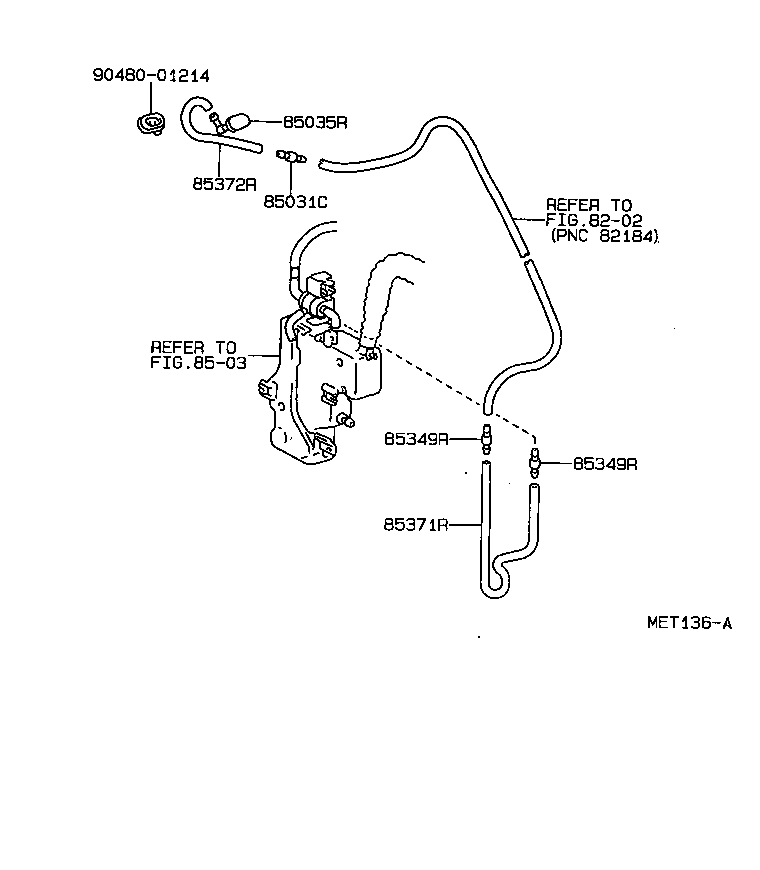  LITE TOWNACE V WG |  REAR WASHER