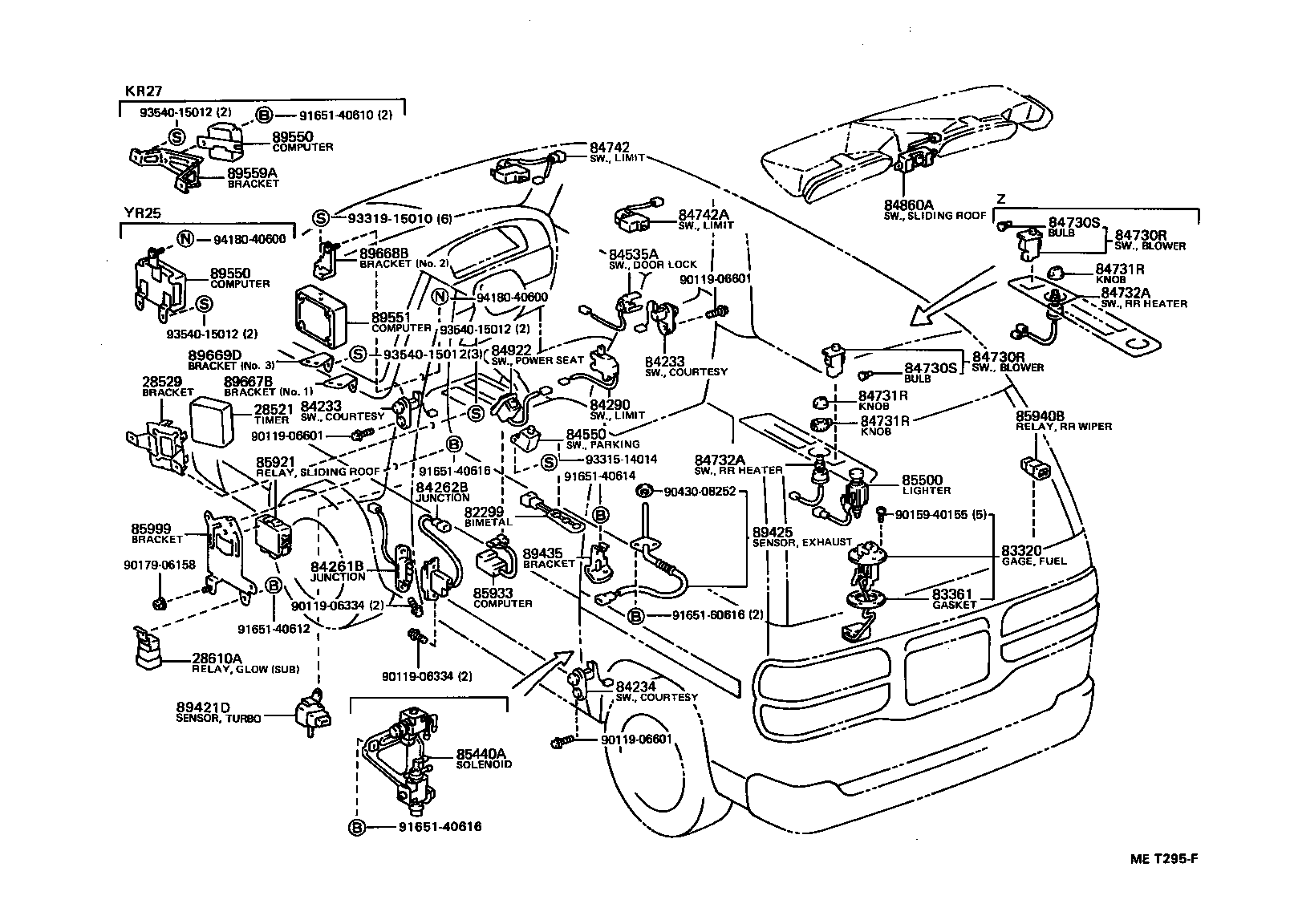  LITE TOWNACE V WG |  SWITCH RELAY COMPUTER