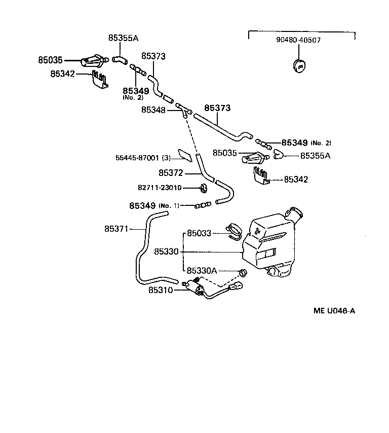  LITE TOWNACE V WG |  WINDSHIELD WASHER