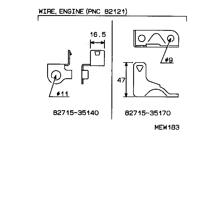  HILUX |  WIRING CLAMP