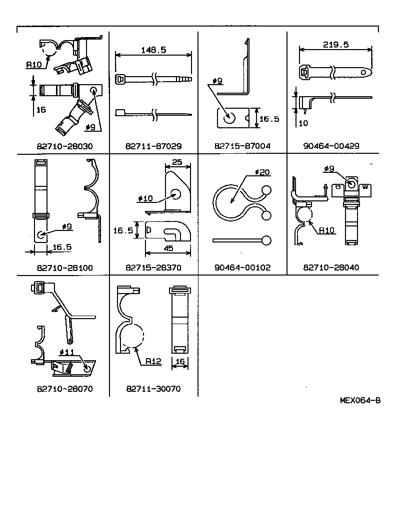  LITE TOWNACE V WG |  WIRING CLAMP