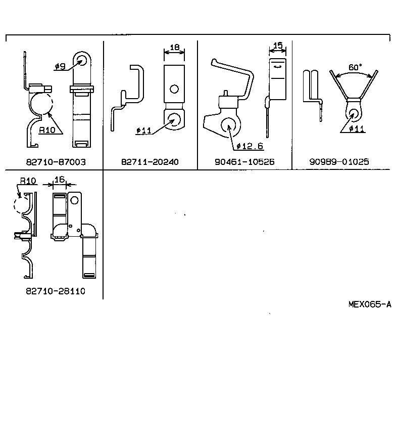  LITE TOWNACE V WG |  WIRING CLAMP