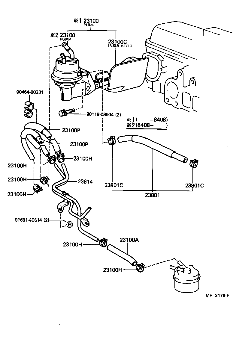 CORONA |  FUEL PUMP PIPE