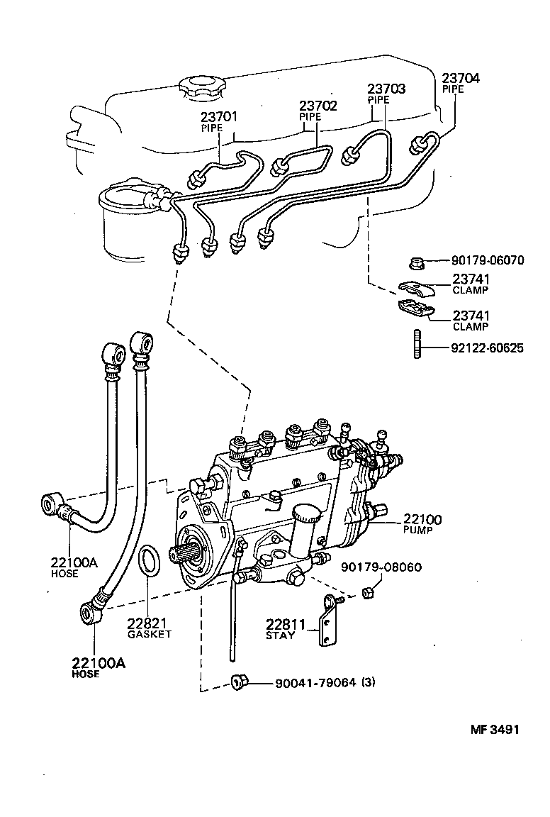  COASTER |  INJECTION PUMP ASSEMBLY