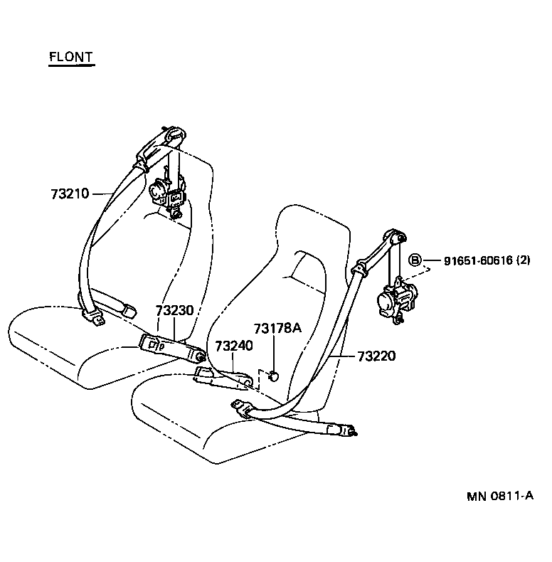  SERA |  SEAT BELT CHILD RESTRAINT SEAT