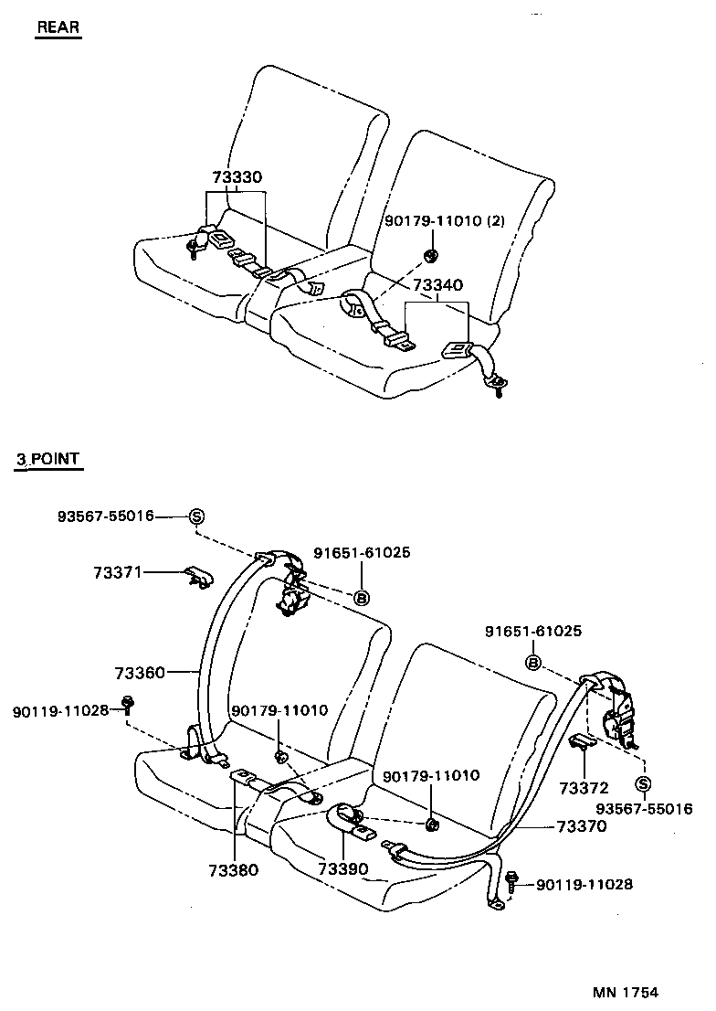  SERA |  SEAT BELT CHILD RESTRAINT SEAT