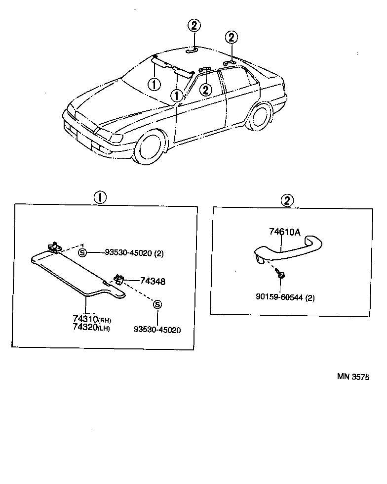  CORONA |  ARMREST VISOR