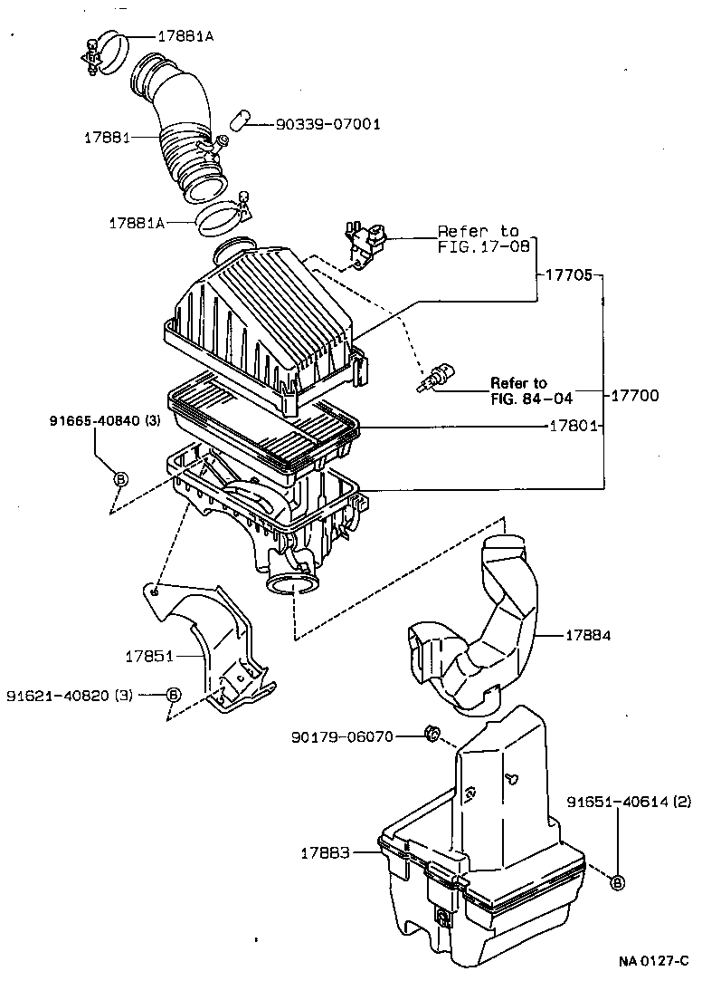  COROLLA |  AIR CLEANER