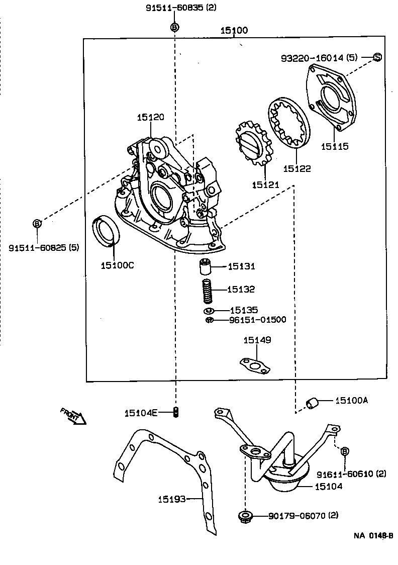  COROLLA |  ENGINE OIL PUMP