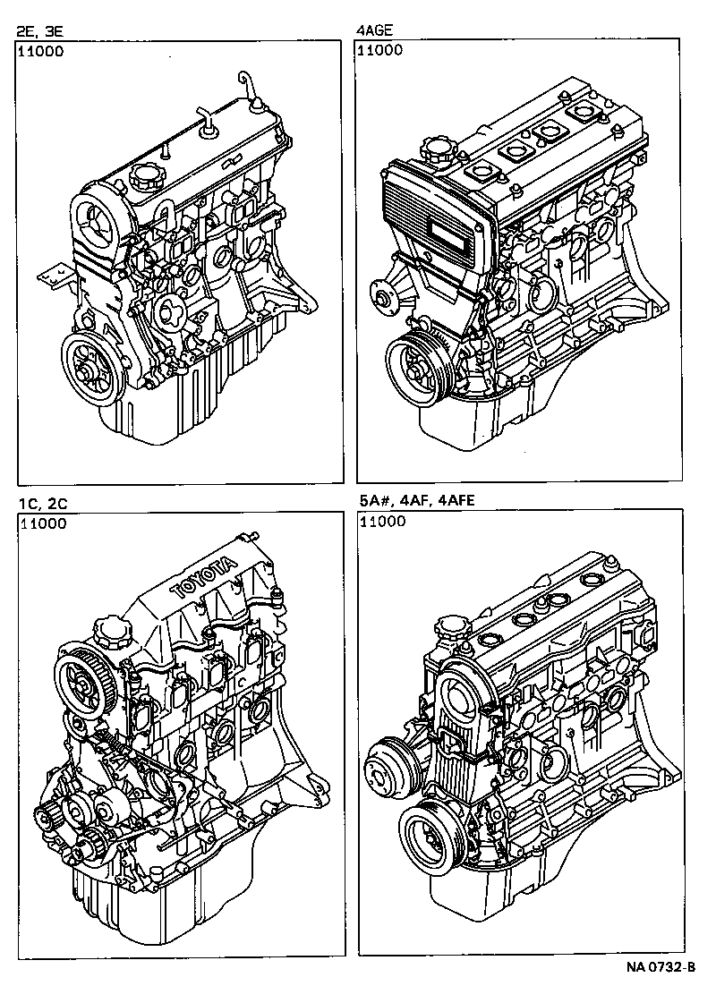  COROLLA |  PARTIAL ENGINE ASSEMBLY
